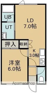 プロスパ【204号室】の間取り