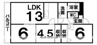 TWICE FLOWER【3階】の間取り