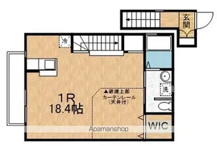 東庵花蔵【ノ七号室】の間取り