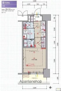 パルティール大曽根アネックス【6階】の間取り