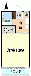 ヒルトップ108【102号室】の間取り