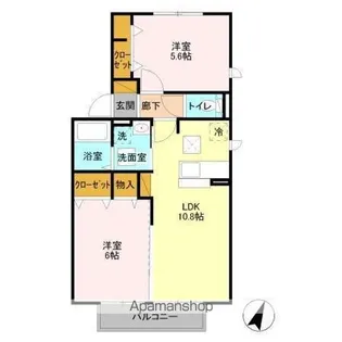 ハウス四季【2階】の間取り