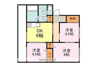 グランマップス春日【3階】の間取り