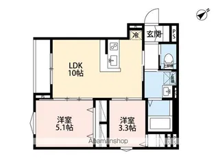 ROBOT HOME 矢部Ⅳ【3階】の間取り
