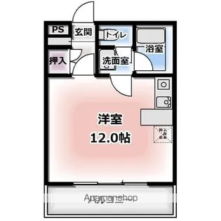 ルミエール馬渕【4階】の間取り