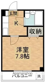 第10オカダビル【401号室】の間取り