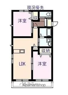 グランソレイユⅠ【101号室】の間取り