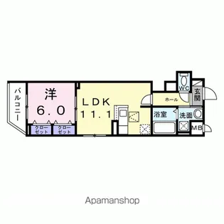 スカイノッツ北赤羽【1階】の間取り