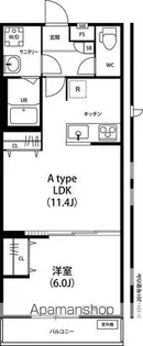 リブリ・貝塚【2階】の間取り