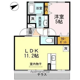 エル パティオⅡ【1階】の間取り