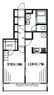 ティ・エヌ・オアシス【201号室】の間取り