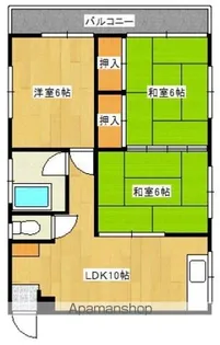 インフィールド河原町【302号室号室】の間取り
