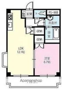 アリビオ・パルフェ壱番館【3階】の間取り