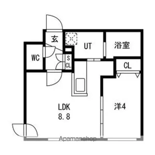ONE STAGEひばりが丘Ⅱ【1階】の間取り