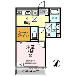 リーフ クレール【1階】の間取り