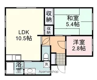 ライフヴィラアカホリ【3階】の間取り