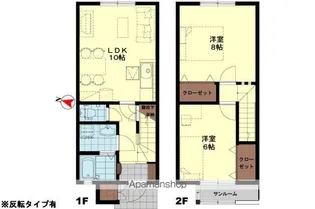 アリビラA【5号室】の間取り