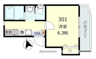 G.FLAP東四つ木【3階】の間取り