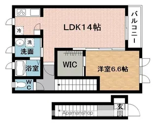 レジデンス夏見【2階】の間取り