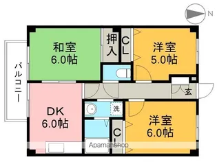 フォブール神田【2階】の間取り