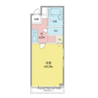 e池下【4階】の間取り