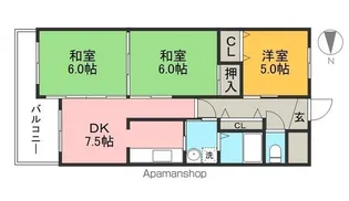 セゾンSAKAMOTO【1階】の間取り