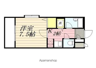 プレデュパルク壱番館【3階】の間取り