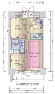 プレサンス丸の内フォート【5階】の間取り