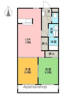 コーラル半田【3階】の間取り
