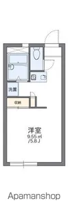 レオパレス北初富【1階】の間取り