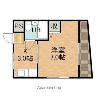 サニーハイツ【2階】の間取り