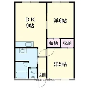 サンコート柏木B【202号室】の間取り