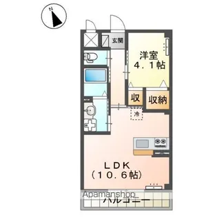 ユウアイグランデ荒川沖【2階】の間取り
