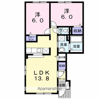 プラシード・Y【1階】の間取り