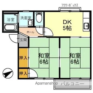 カーサ・カタタ【201号室】の間取り