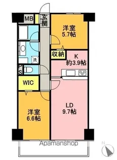 東京都杉並区高井戸東4丁目【マンション】の間取り