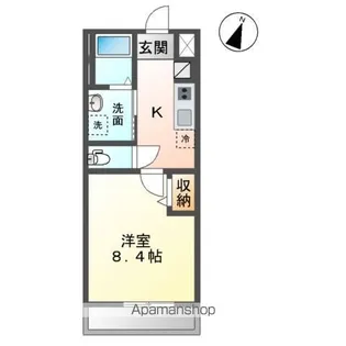 グランチェスタ【205号室】の間取り
