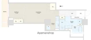 恵比寿ガーデンテラス弐番館【5階】の間取り