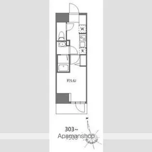 ジェイアール稲毛駅前レジデンス【5階】の間取り