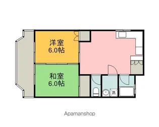 日興マンションB棟【203号室】の間取り