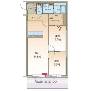 NEOSTAGE Ⅱ【3階】の間取り