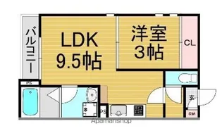 GRANDTIC T.ONE【1階】の間取り