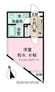 メゾンドアルク【1階】の間取り