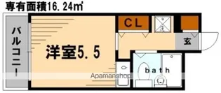 スカイコート鶴見第6【213号室】の間取り