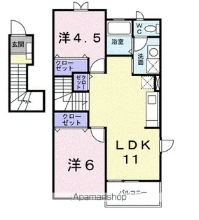 リファインドヴィラⅡ【2階】の間取り
