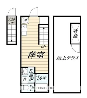 THE TERRACE 鵠沼藤ヶ谷【2階】の間取り