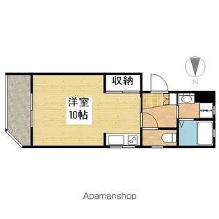 マンションリバエイト【1階】の間取り
