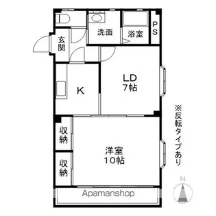 グレースイチボシ【302号室】の間取り