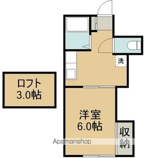 レジデンス若林【2階】の間取り