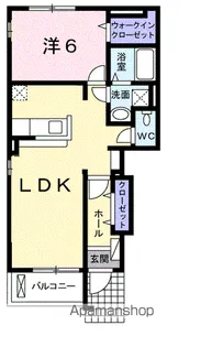 サピー純 Ⅱ【1階】の間取り